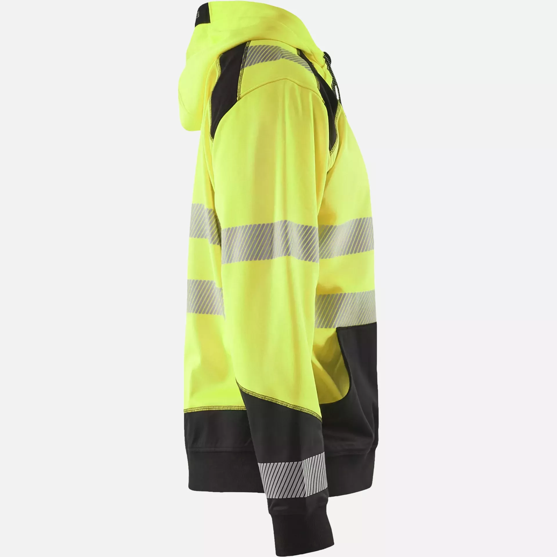 Blaklader 354625283399, High Vis Hooded Sweatshirt, Yellow/Black, image 2
