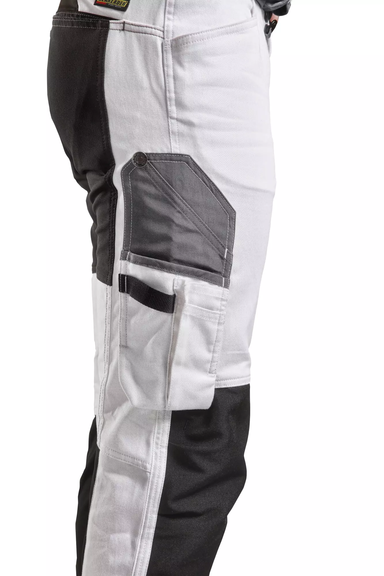 Blåkläder 791010001099, Women's Painter's Trousers with Stretch Panels, White/Black, image 8