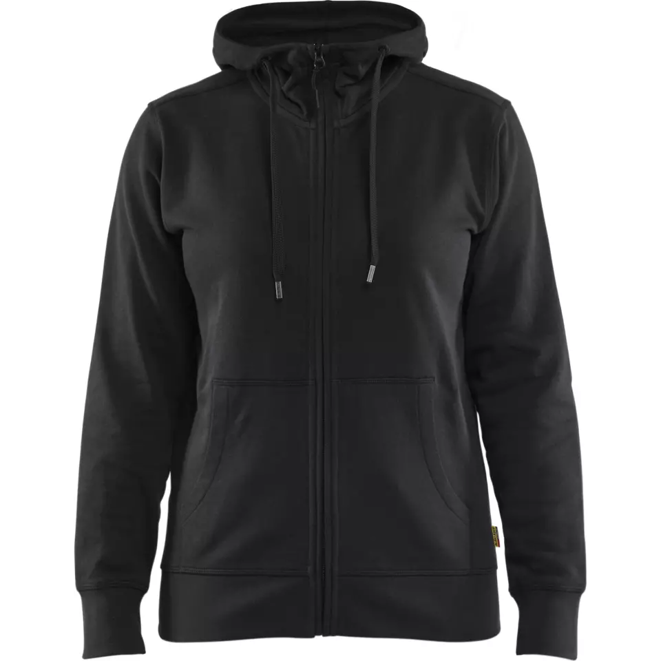Blåkläder 339511589900, Ladies Zip Hoodie, Black, image 1, gallery thumbnail