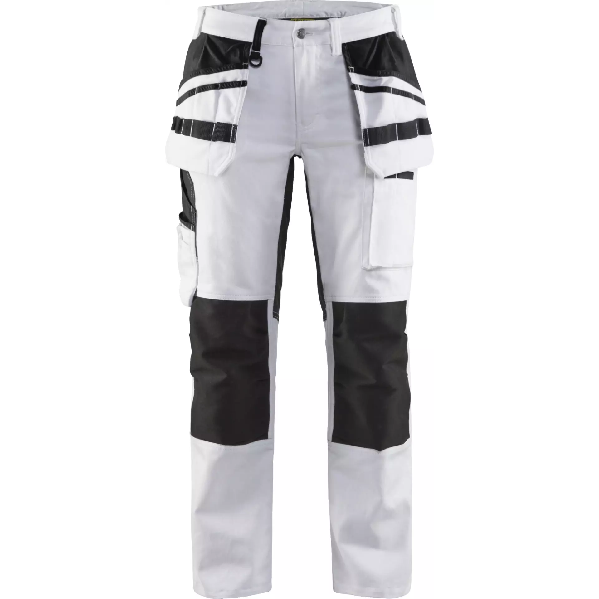 Blåkläder 791010001099, Women's Painter's Trousers with Stretch Panels, White/Black, image 1