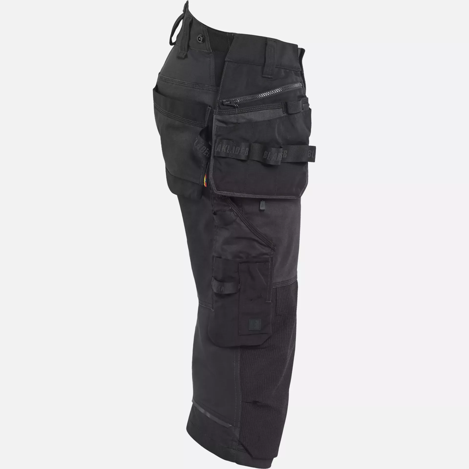 Blaklader 197711499999, STRIKER Stretch Pirate Shorts, Black/Black, image 2