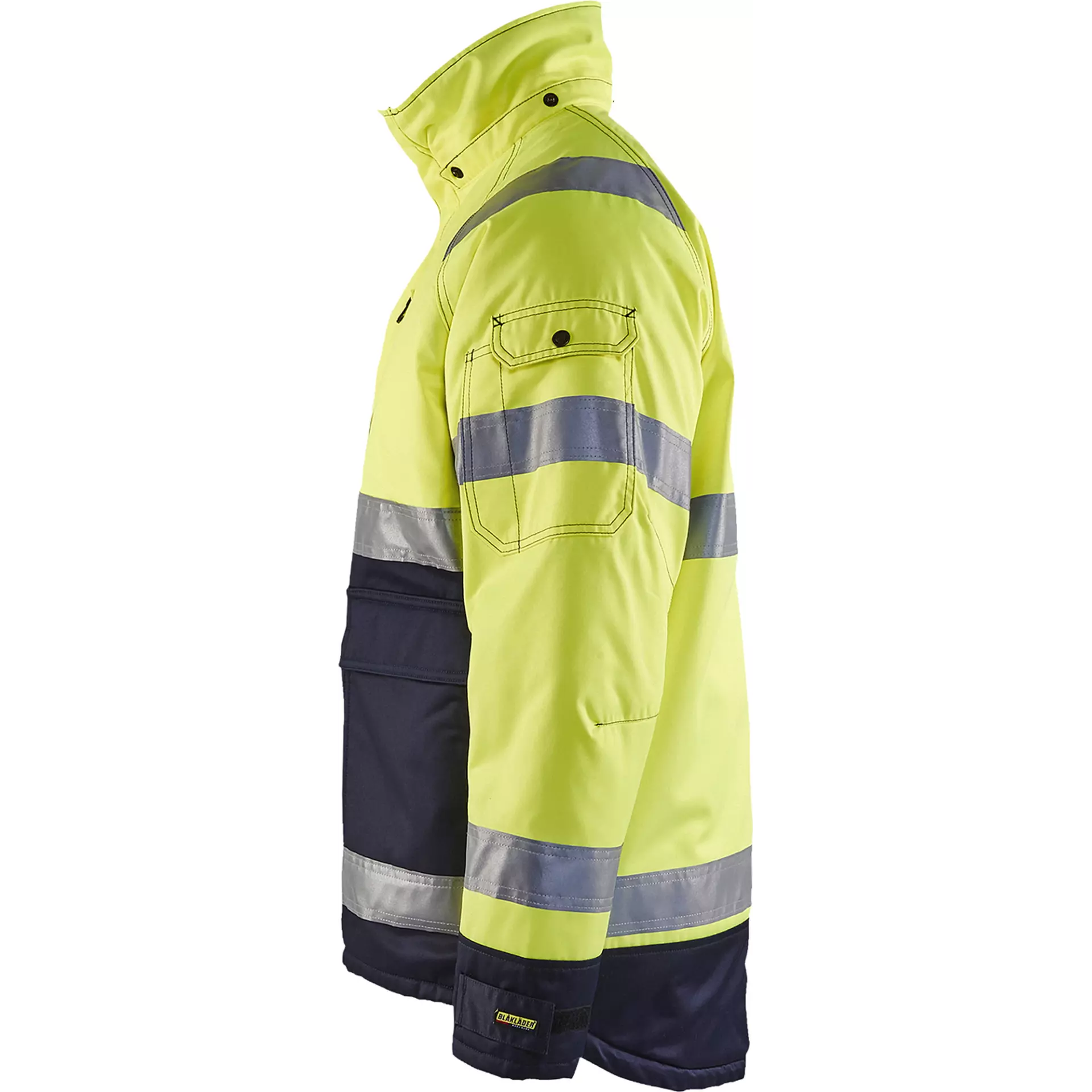 Blaklader 482819003389, High Vis Winter Jacket, Yellow/Navy Blue, image 3
