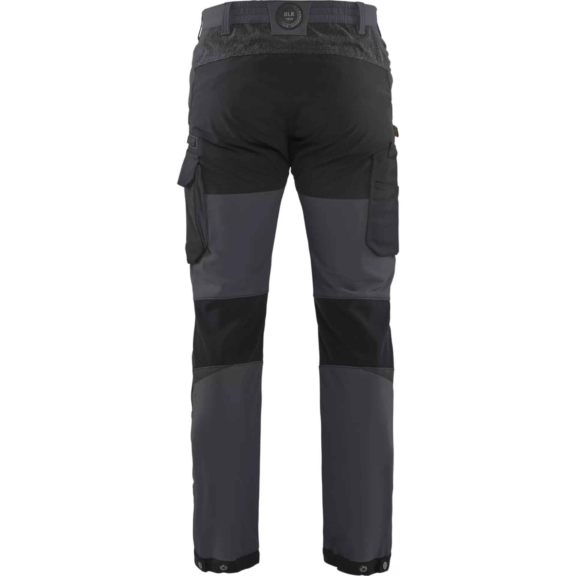 Blaklader 142216459699, 4-Wege-Service Stretch Arbeitshose, Mittelgrau/Schwarz, image 4
