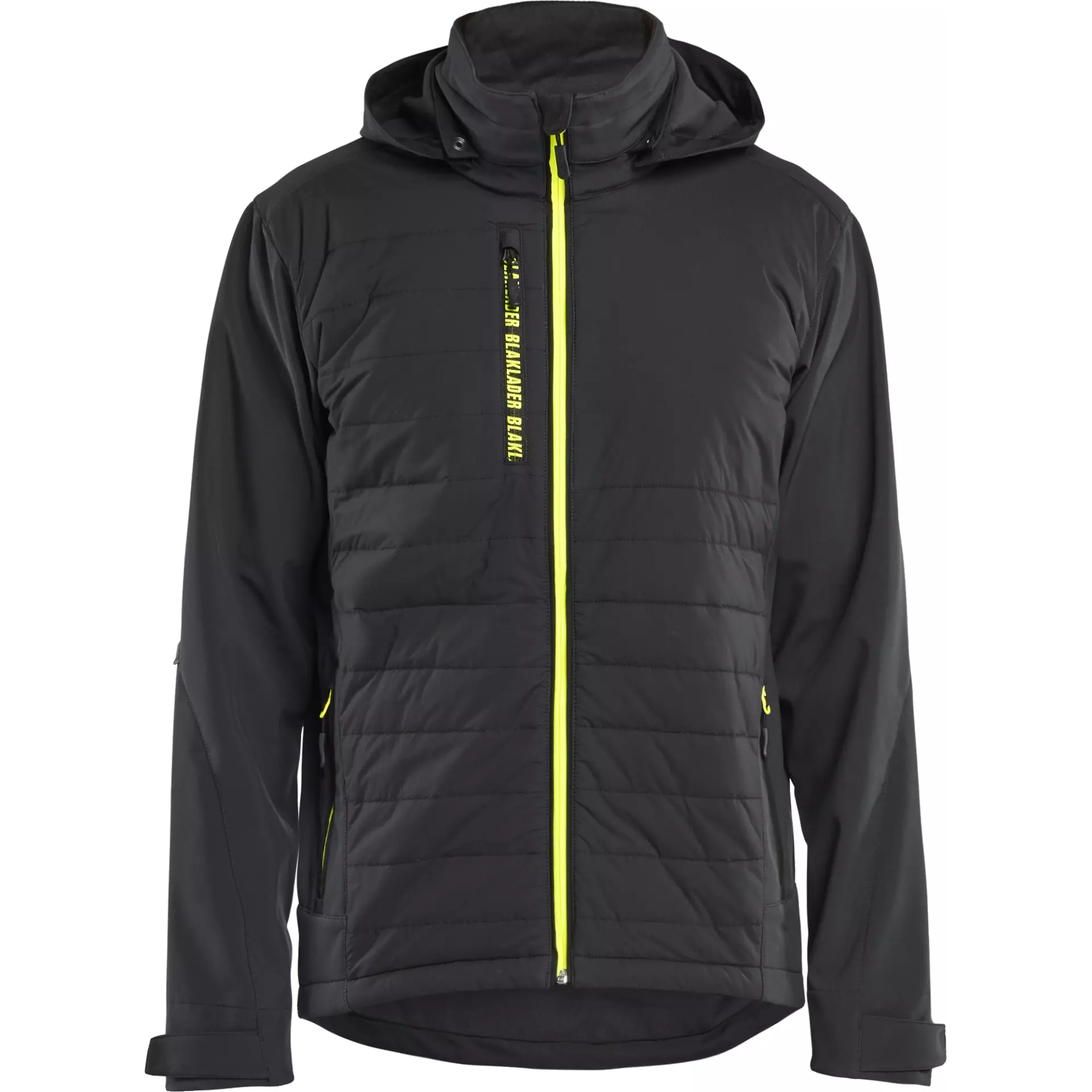 Blåkläder 474325139933, Hybrid Jacket, Black/Yellow