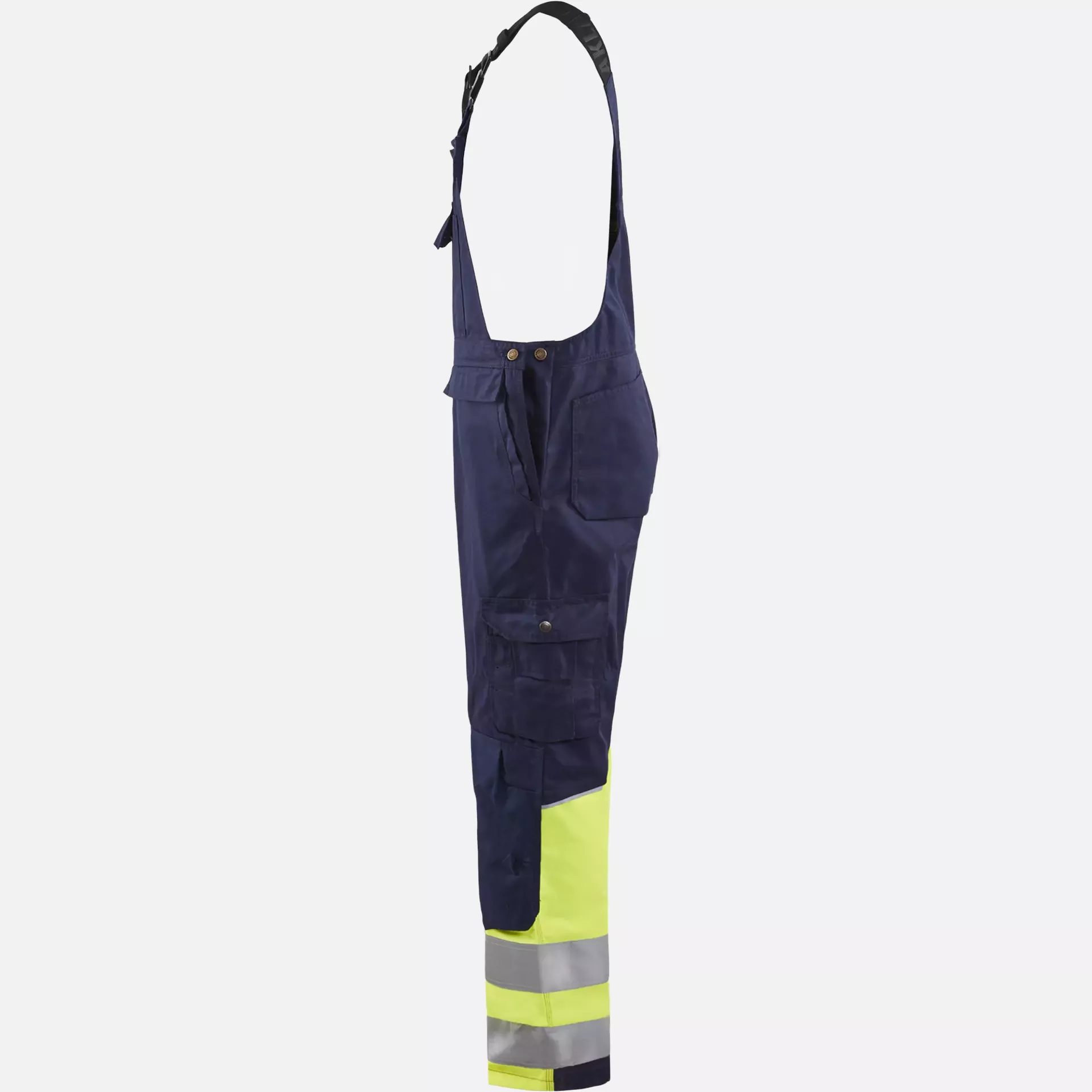 Blaklader 266218008933, High Vis Bib and Brace, Navy/ Yellow, image 3