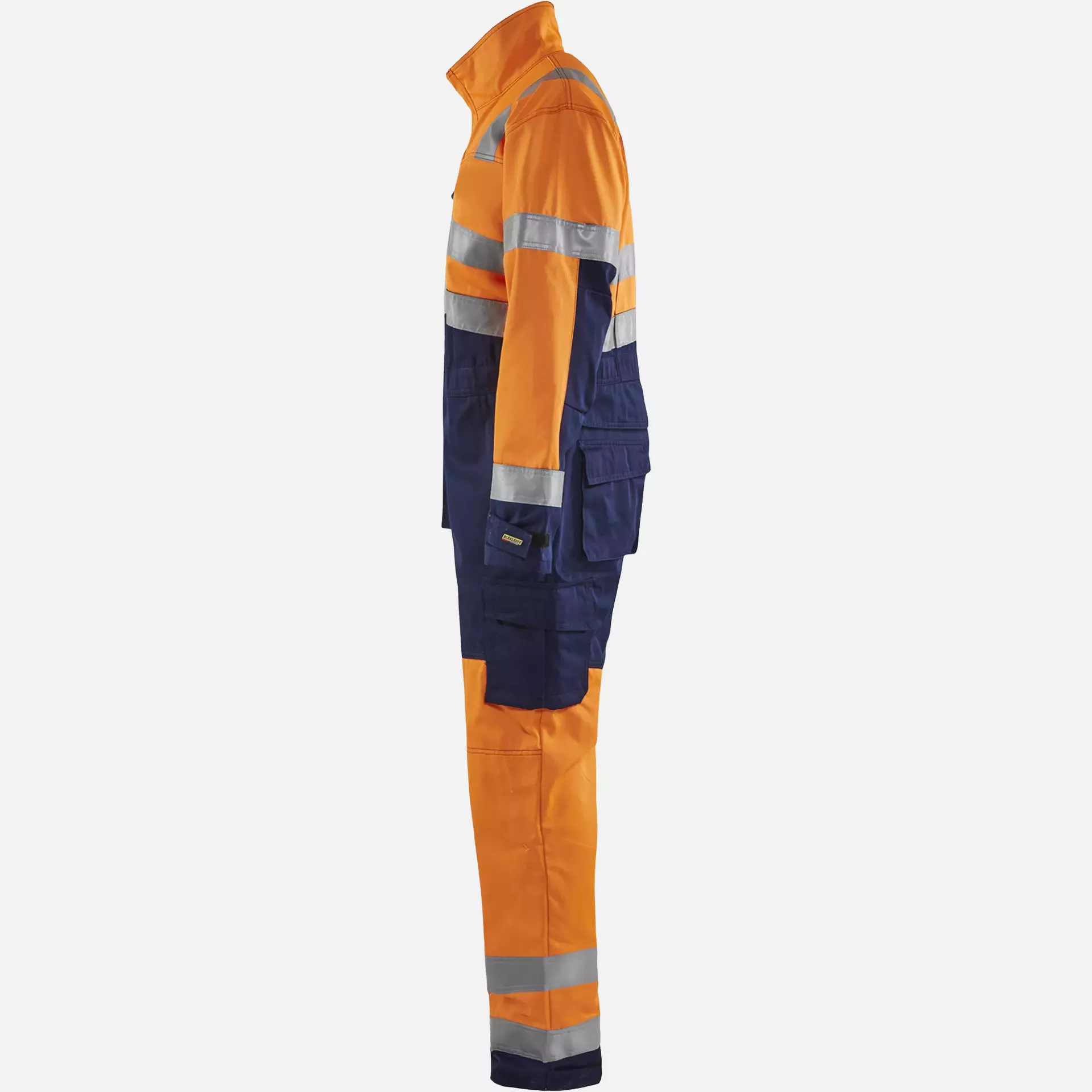 Blaklader 637318045389, High Vis Coverall, Orange/Navy, image 3