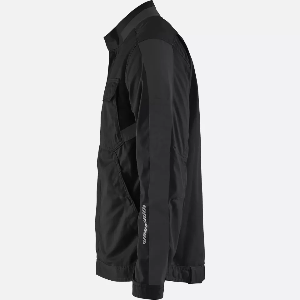 Blaklader 444418329998, Industry Stretch Jacket, Black/Dark Grey, image 3, gallery thumbnail