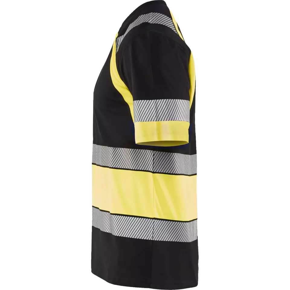 Blåkläder 342110309933, High Vis T-Shirt, Black/Yellow, image 3, gallery thumbnail