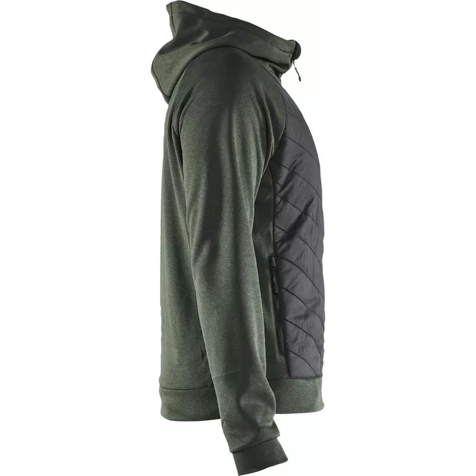 Blaklader 346325334199, Hybrid Sweatshirt, Herbstgrün/Schwarz, image 2, gallery thumbnail