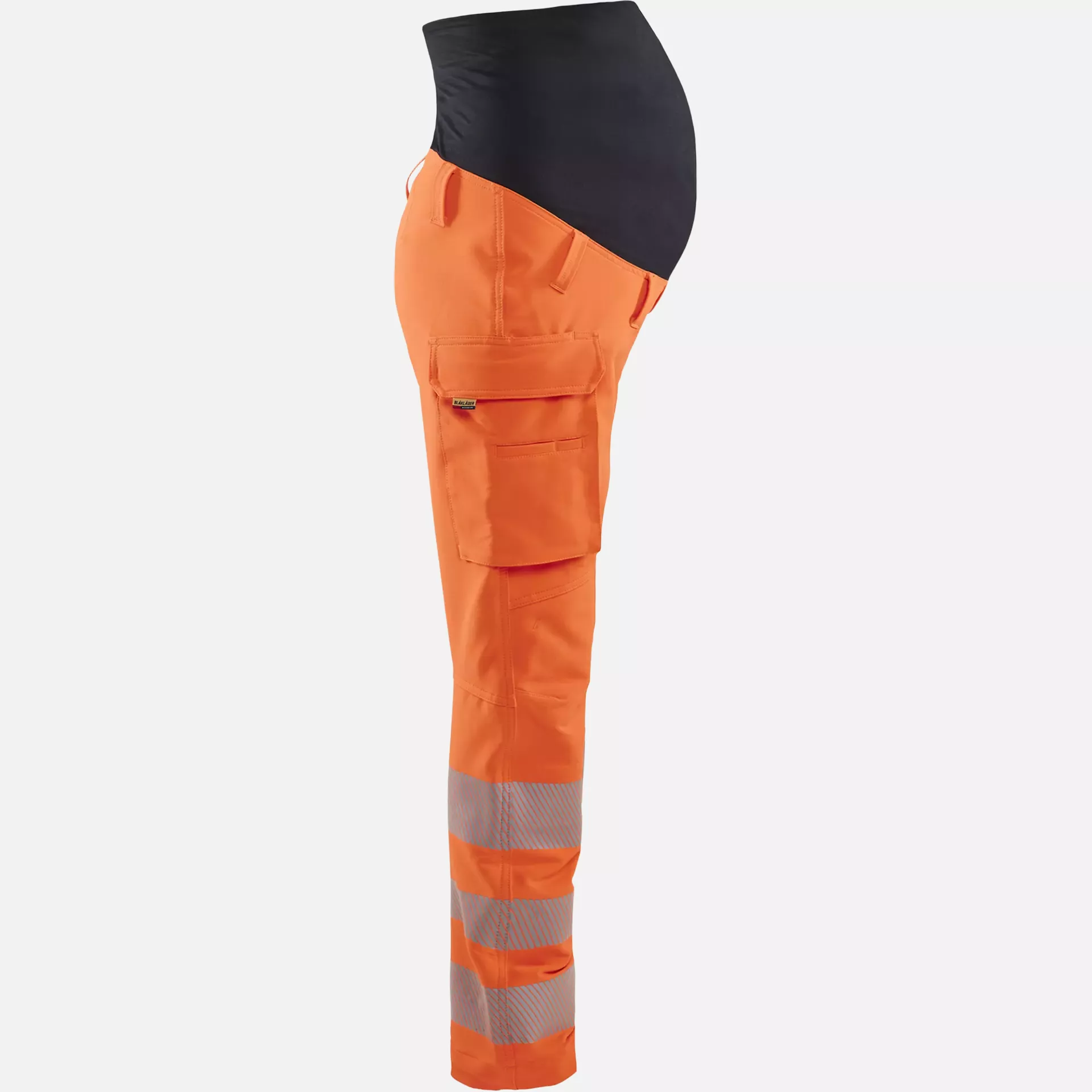Blaklader 710016425399, High Vis 4-Way Stretch Maternity Trousers, Orange/Black, image 2