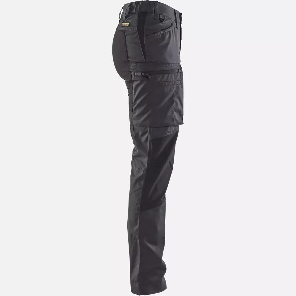 Blaklader 715918459899, Women's Stretch Work Trousers, Dark Grey/Black, image 2, gallery thumbnail