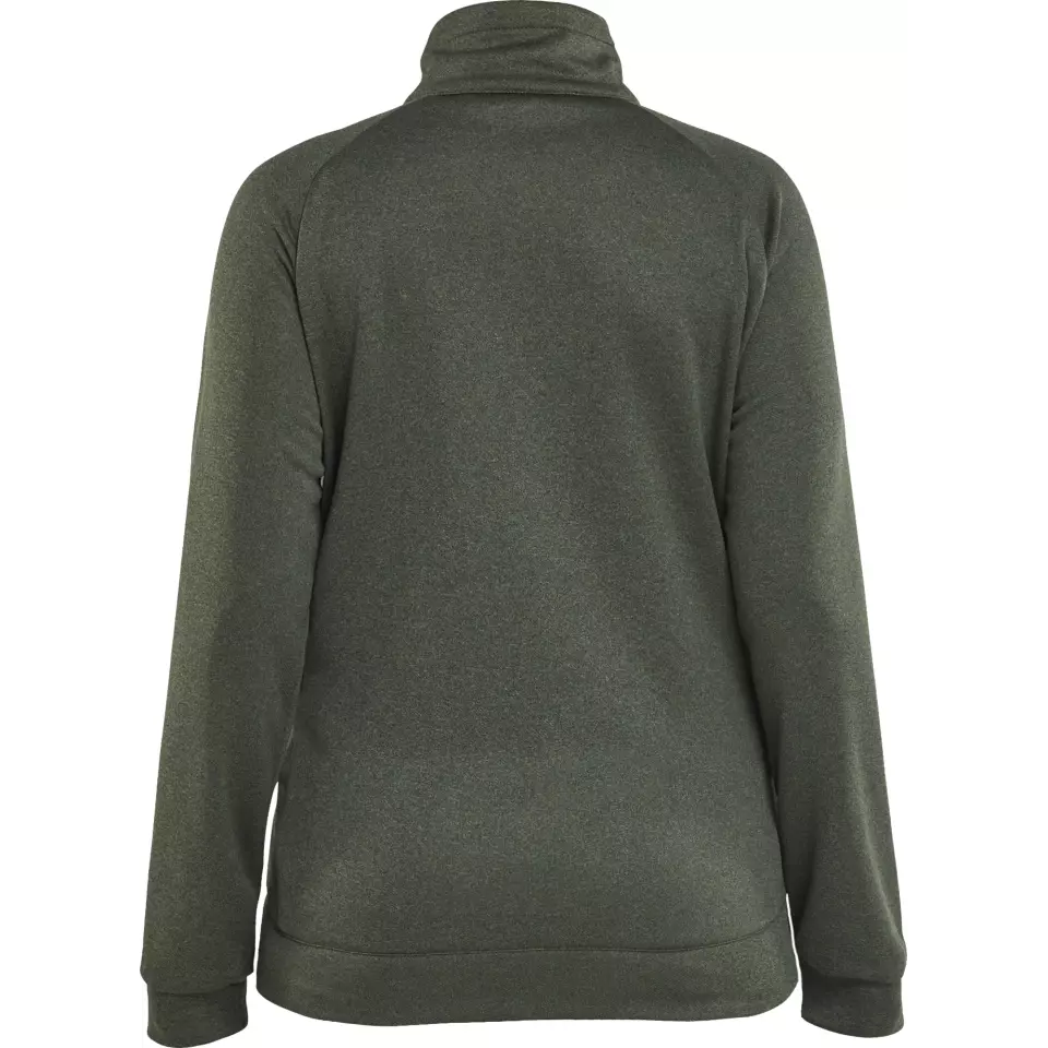 Blåkläder 341925334199, Ladies Hybrid Sweatshirt, Autumn Green/Black, image 4, gallery thumbnail