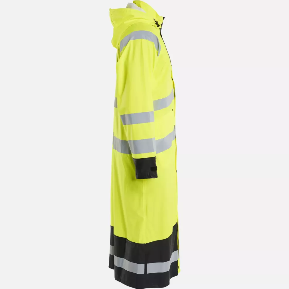 Blaklader 432520003399, High Vis Raincoat, Yellow/Black, image 2, gallery thumbnail