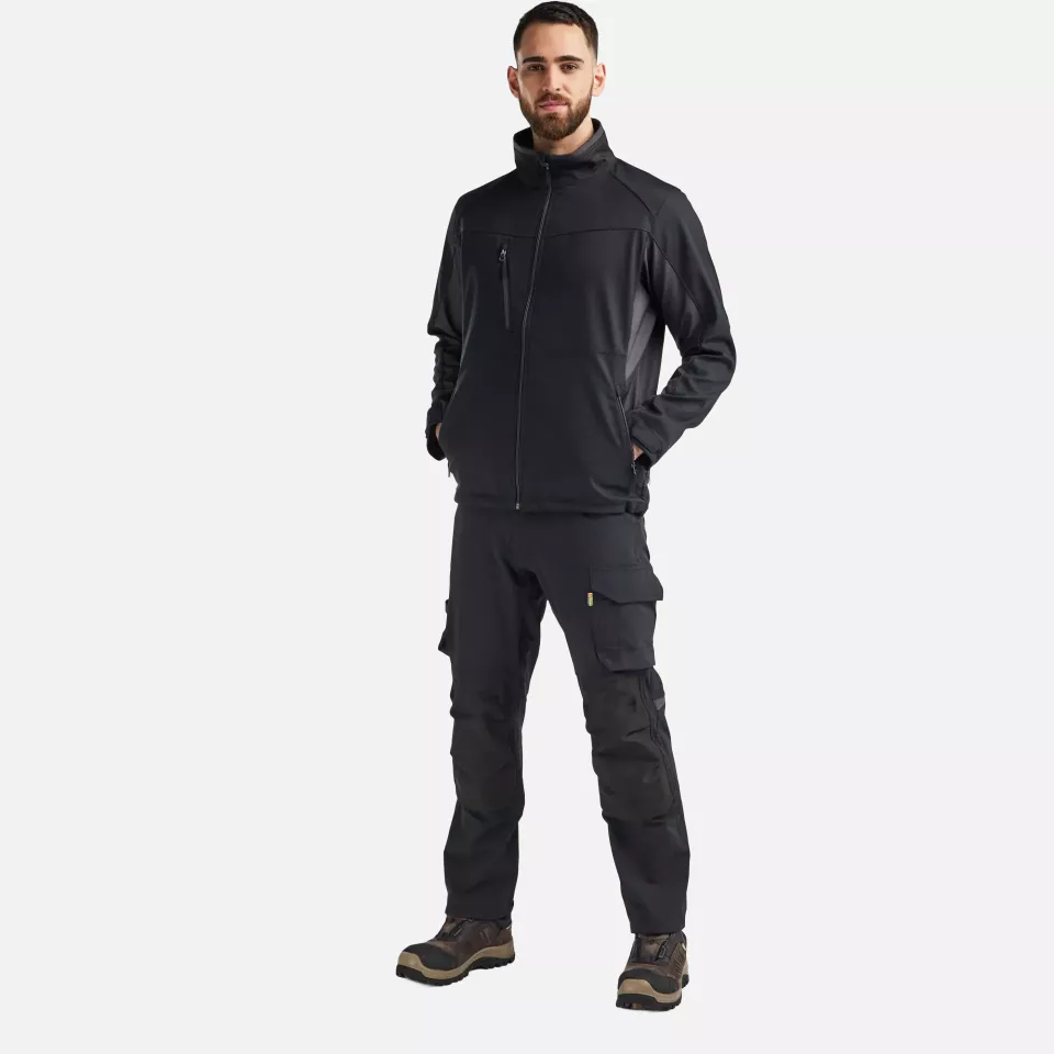 Blaklader 495025169998, Softshell Jacket, Black/Dark Grey, image 5, gallery thumbnail