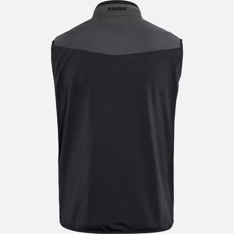 Blaklader 385025169699, Softshell Vest, Medium Grey/Black, image 2, gallery thumbnail