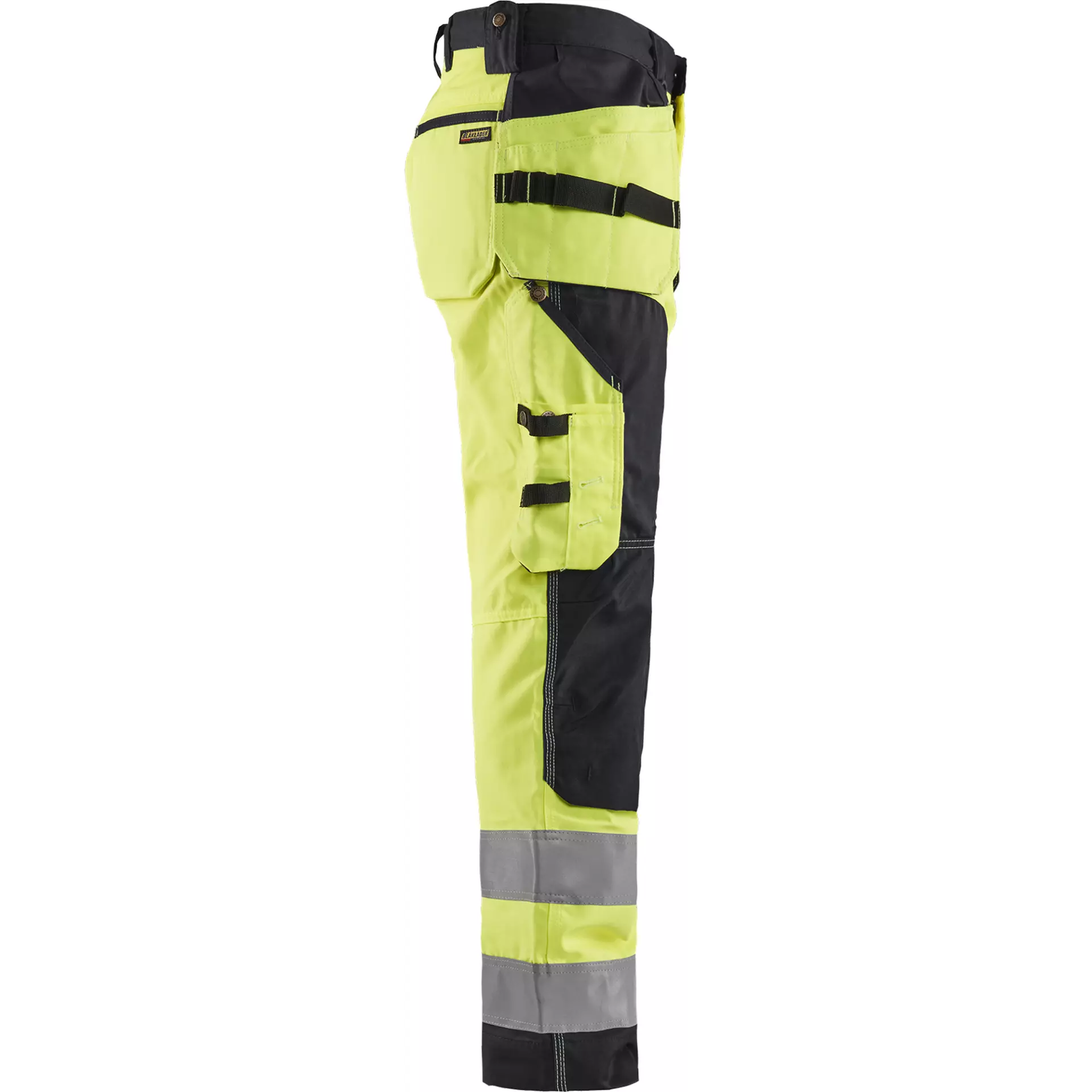 Blåkläder 156818113399, High Vis Craftsman Work Pants, Yellow/Black, image 2