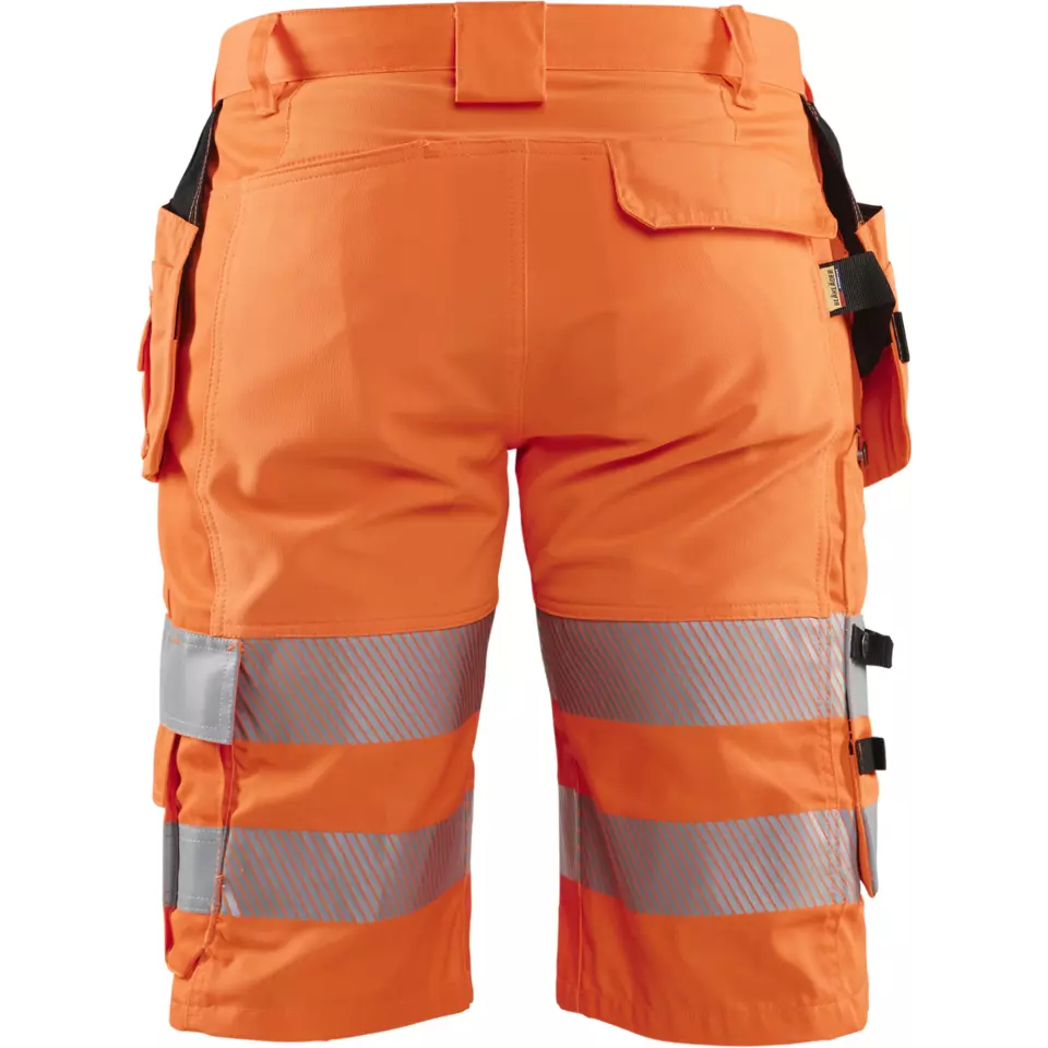 Blåkläder 158618115300, High Vis Stretch Shorts, Orange, image 4, gallery thumbnail