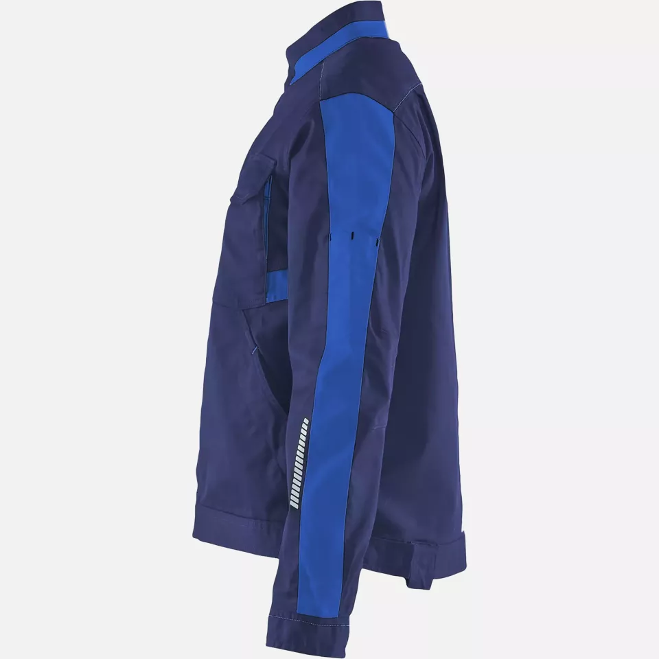 Blaklader 444318328985, Ladies Stretch Industry Jacket, Navy/Royal Blue, image 3, gallery thumbnail