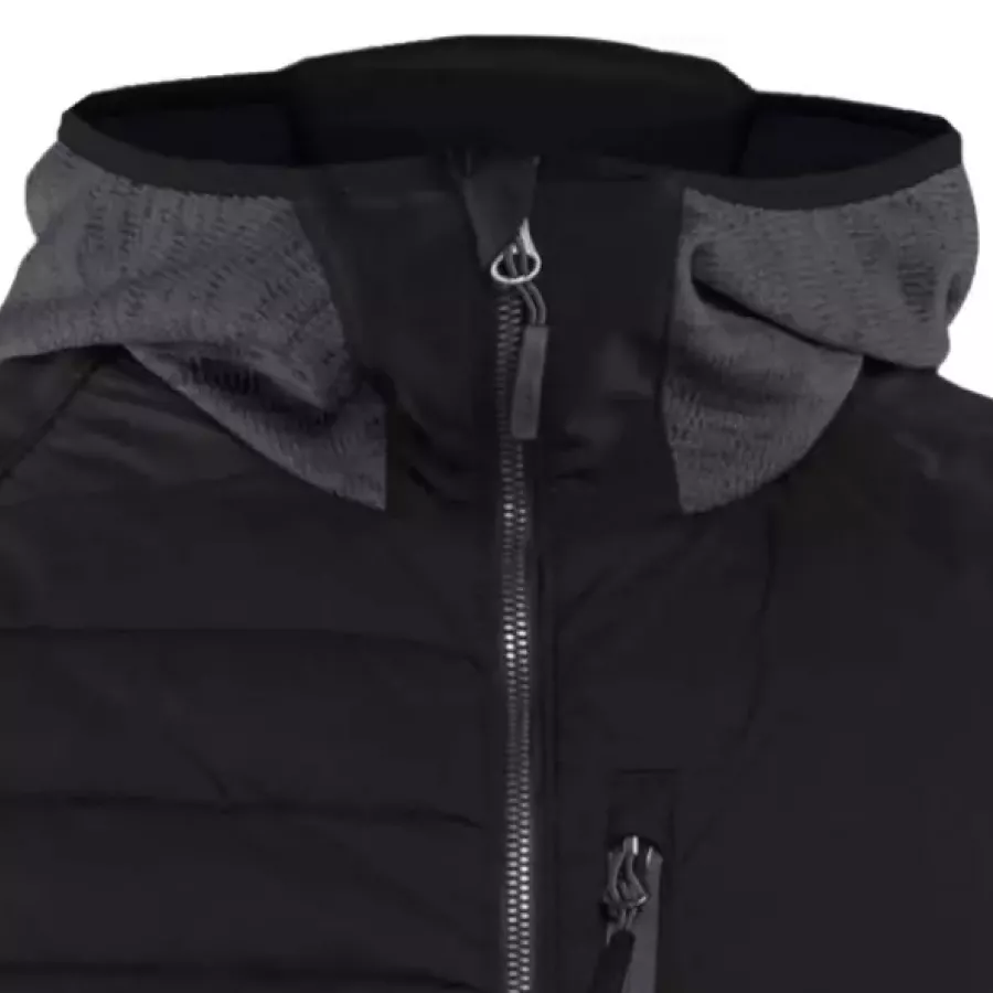 Feste Kapuze mit Warmfutter umgibt Sie mit weichem, isolierendem Komfort gegen Kälte und Wind.