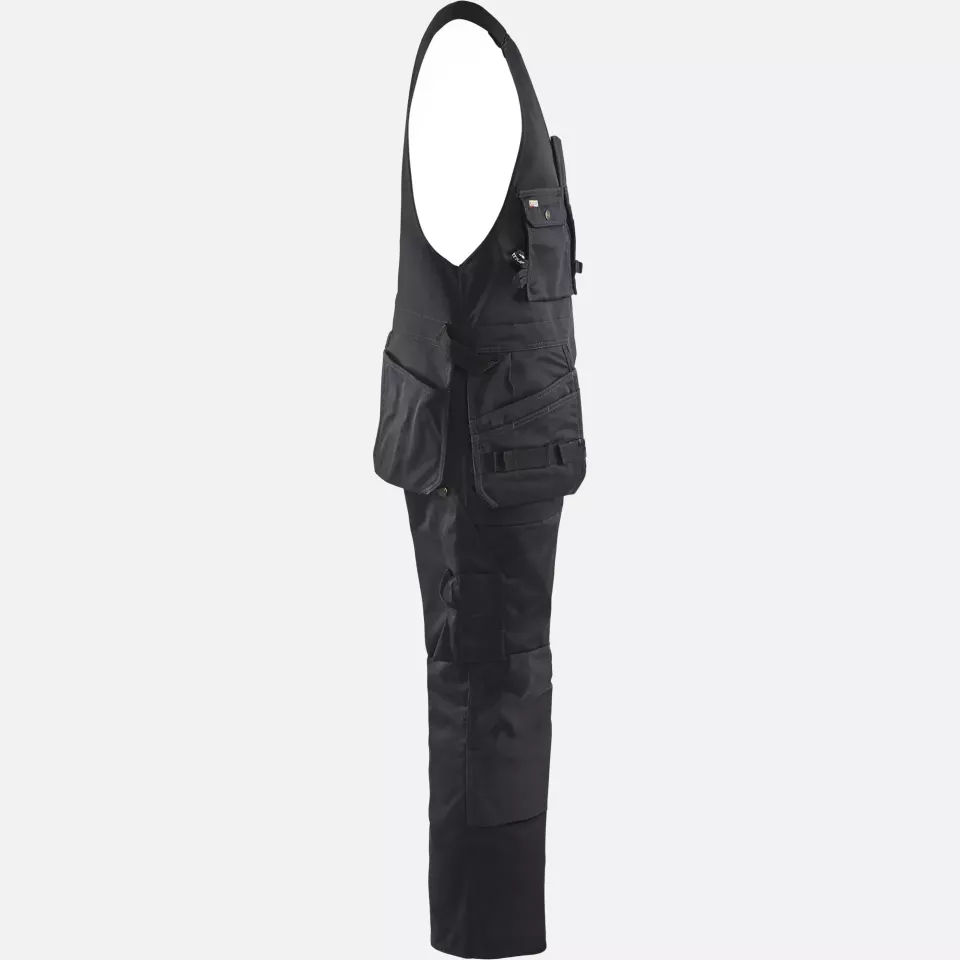 Blaklader 265018609900, Sleeveless Bib Overall, Black, image 2, gallery thumbnail