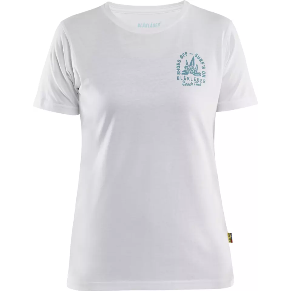 Blaklader 941710421000, Beach Club Damen T-Shirt, Weiß