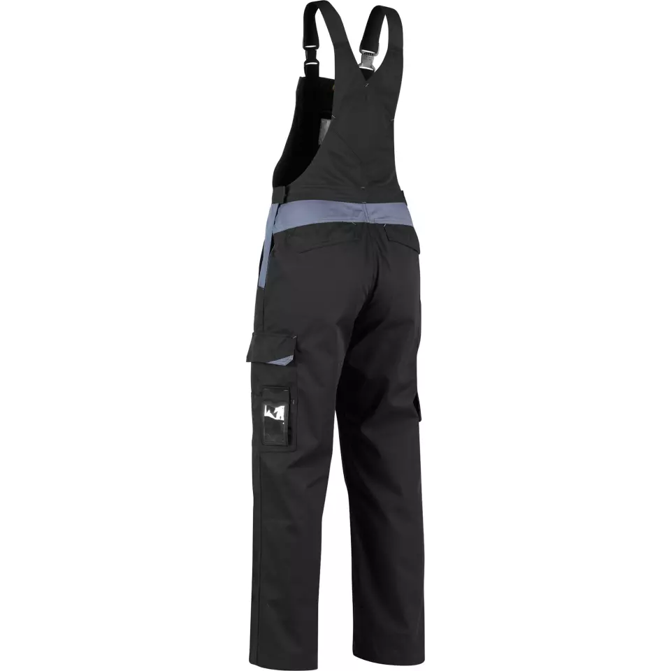 Blaklader 266512109994, Industry Bib and Brace, Black/Grey, image 2, gallery thumbnail