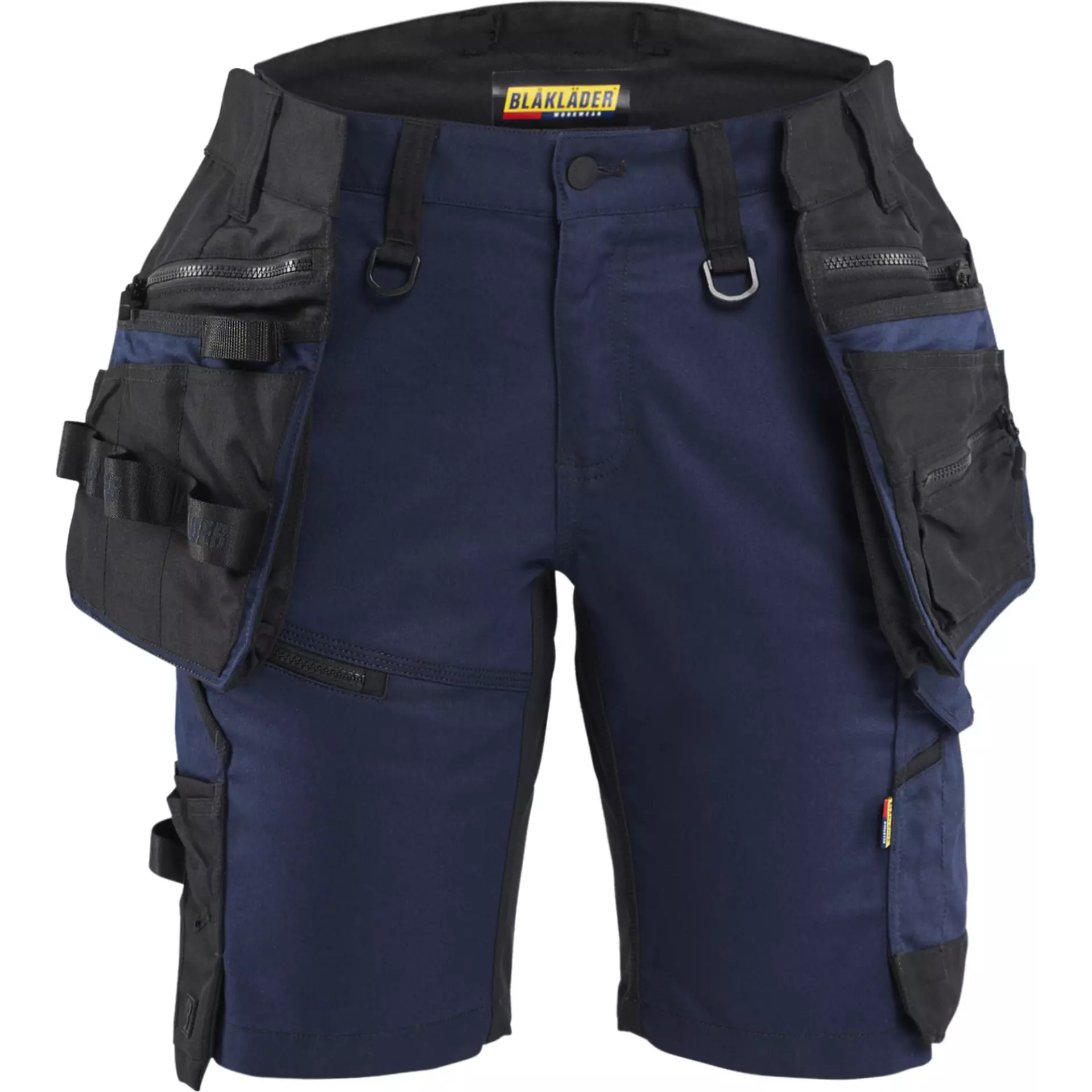 Blaklader 717511498699, STRIKER Ladies Stretch Craftsman Shorts, Dark Navy/Black