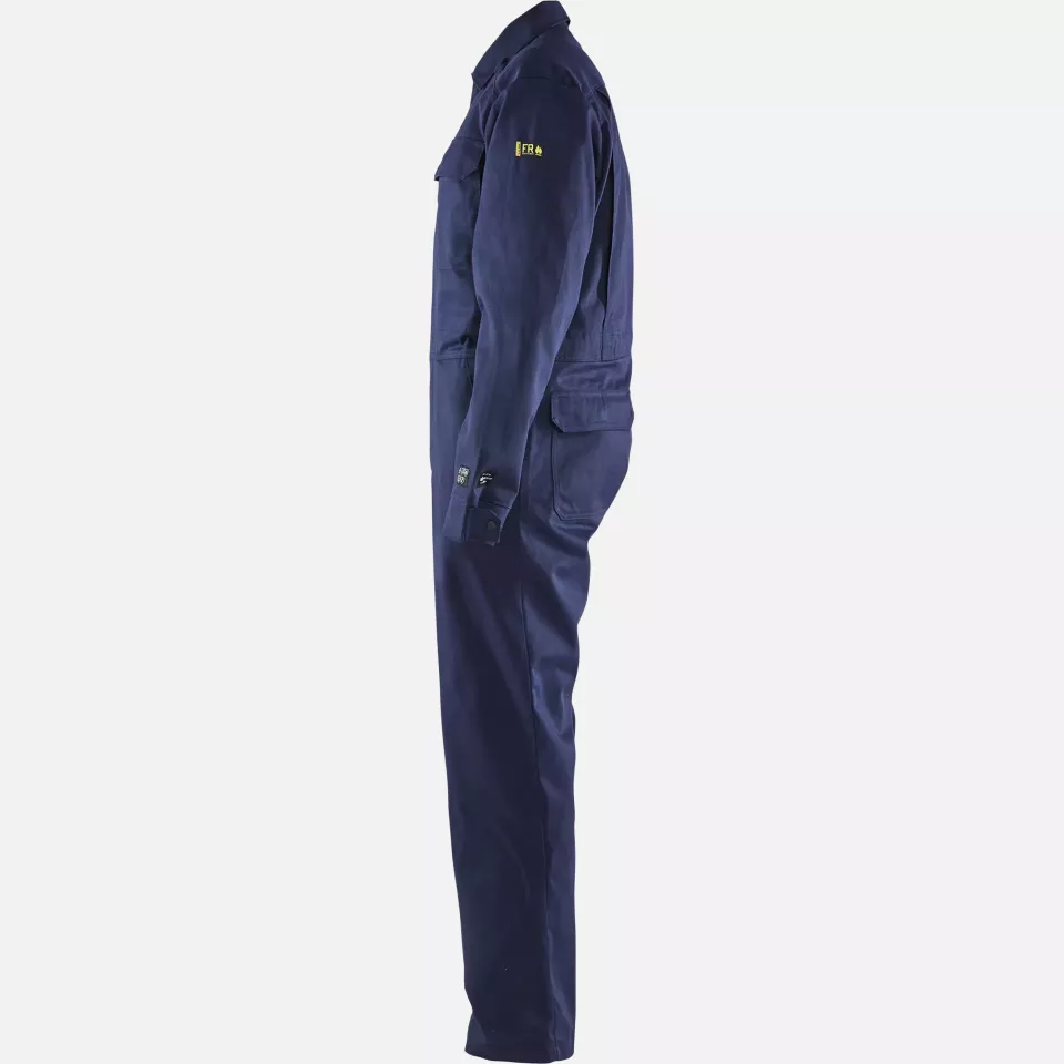 Blaklader 670415168900, Flame Resistant Coverall, Navy Blue, image 3, gallery thumbnail