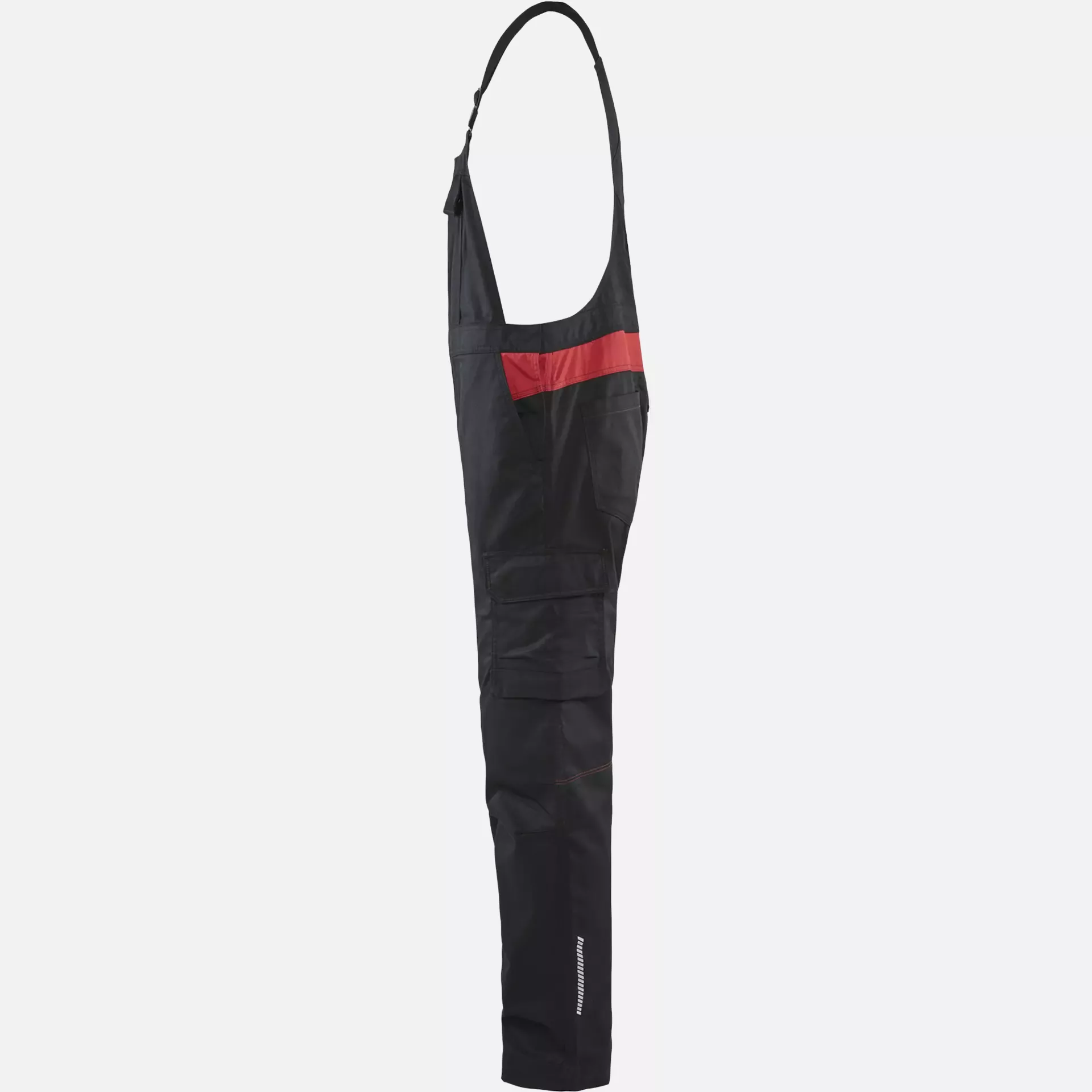 Blaklader 264418329956, Industry Bib and Brace, Black/Red, image 3
