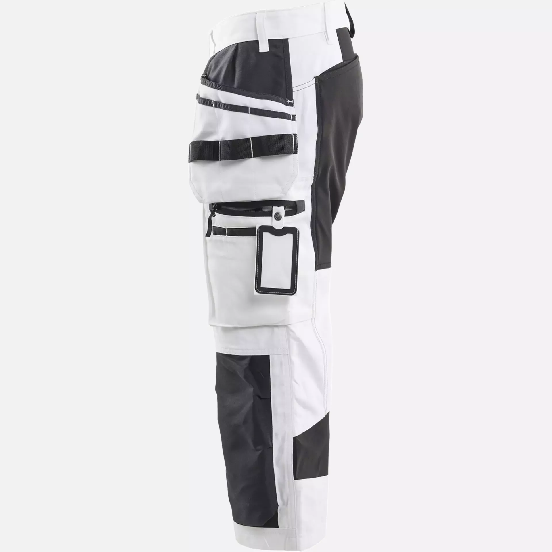Blaklader 191213101099, Painter Pirate Stretch Shorts, White/Black, image 3