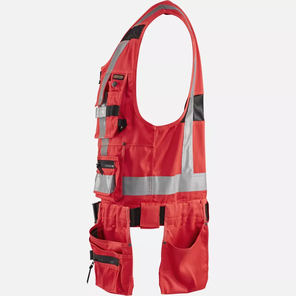 Blaklader 303218045500, High Vis Tool Vest, Red, image 3, gallery thumbnail