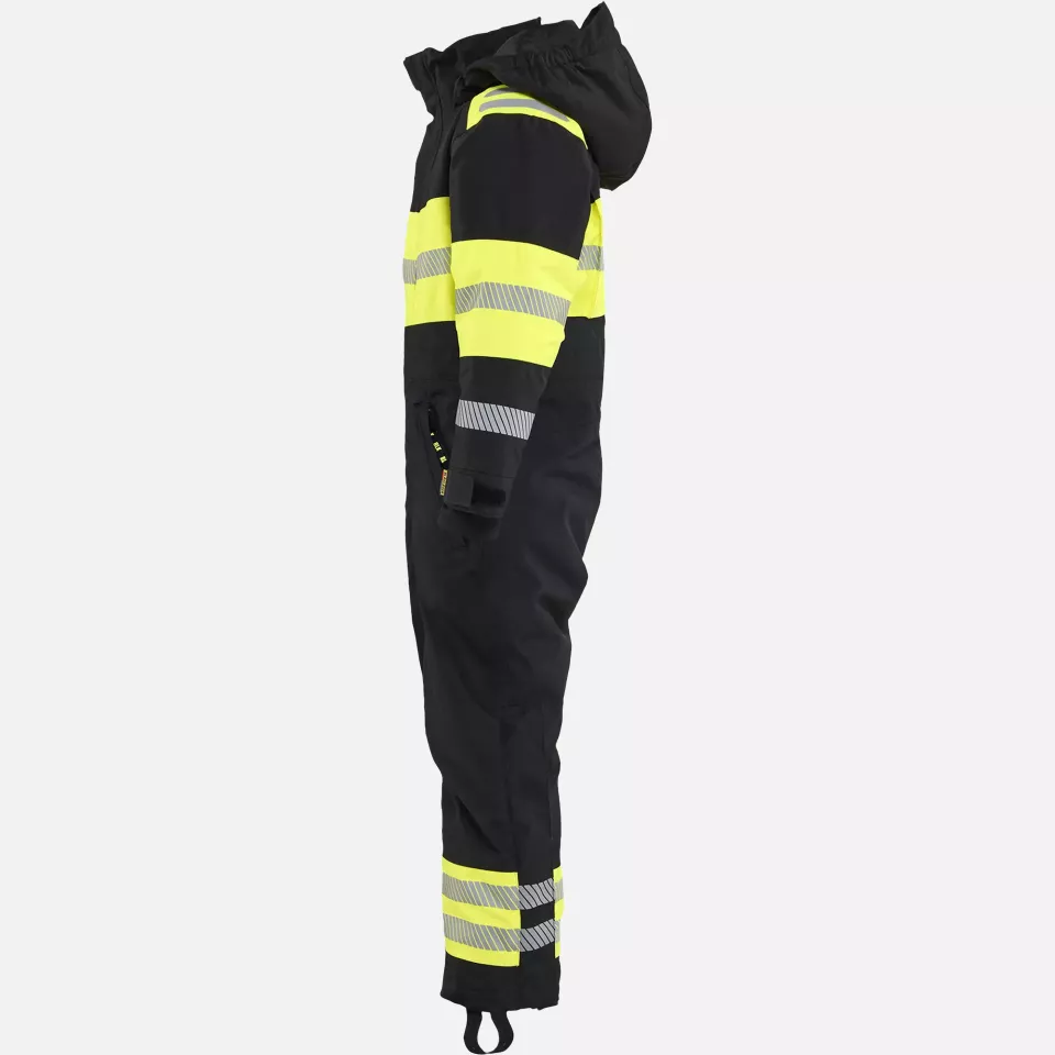 Blaklader 521519779933, Kids Winter Coverall, Black/High Vis Yellow, image 3, gallery thumbnail