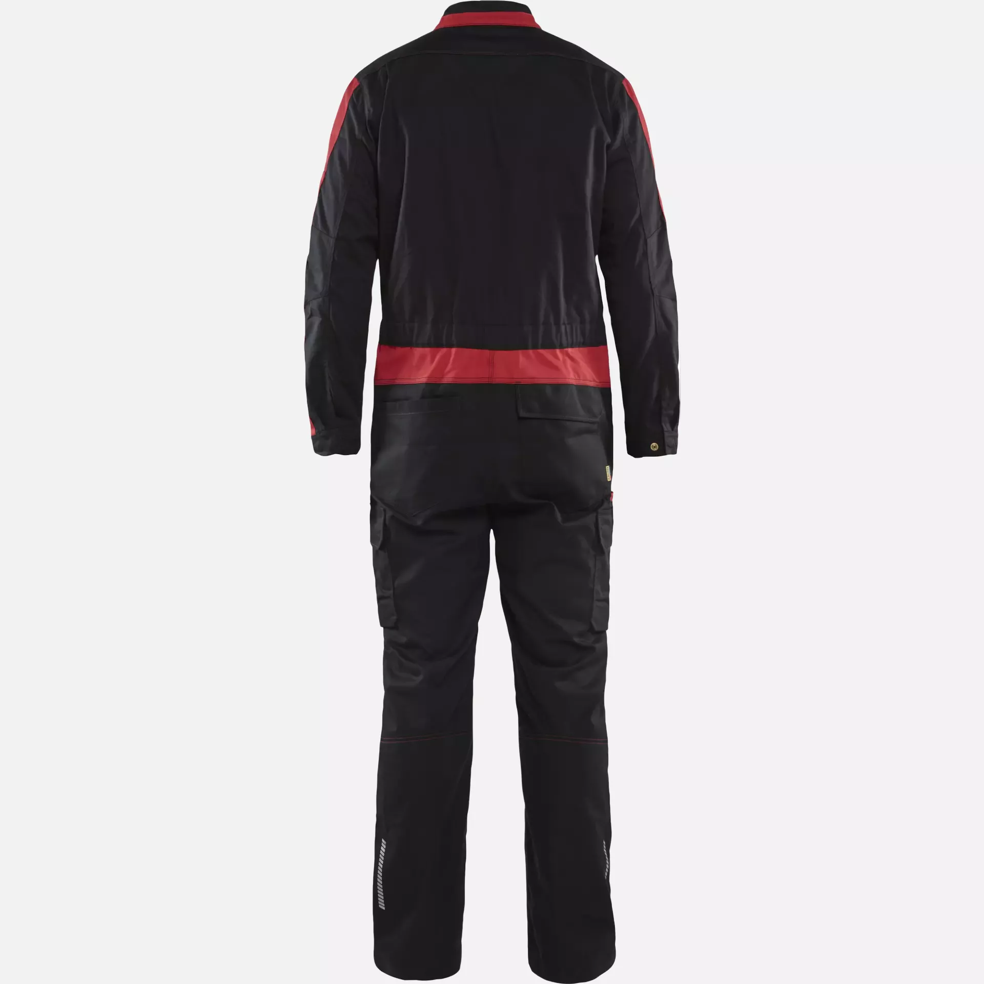 Blaklader 614418329956, Industrial Stretch Coverall, Black/Red, image 4