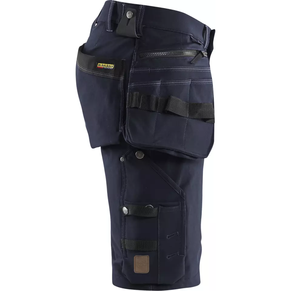 Blaklader 198816448699, X1900 4-Way Stretch Craftsman Shorts, Dark Navy/Black, image 2, gallery thumbnail