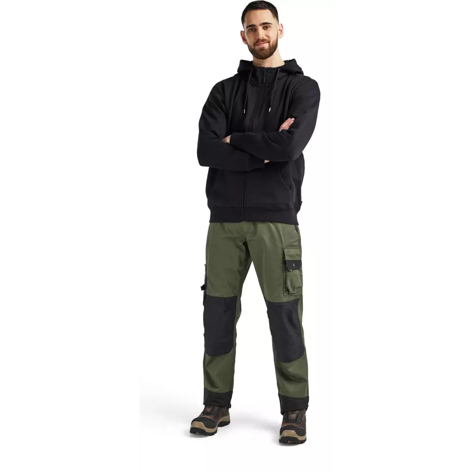 Blåkläder 336610489900, Sweatshirt mit Kapuze und Reißverschluss, Schwarz, image 5, gallery thumbnail