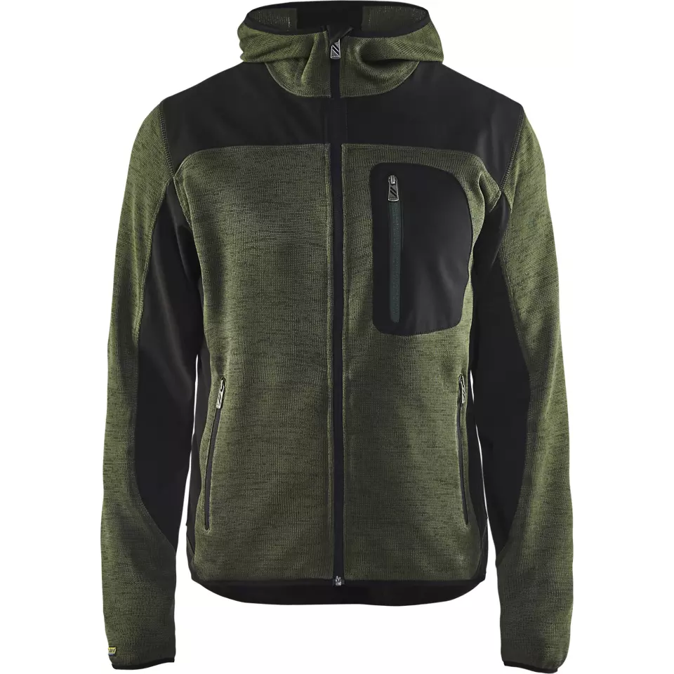 Blaklader 493021174699, Softshell Knit Jacket, Army Green/Black