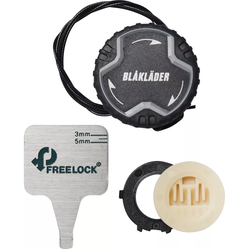 Blåkläder B10200009996, Freelock Repair Kit For Low Shoes, Black/Medium Grey, image 1, gallery thumbnail