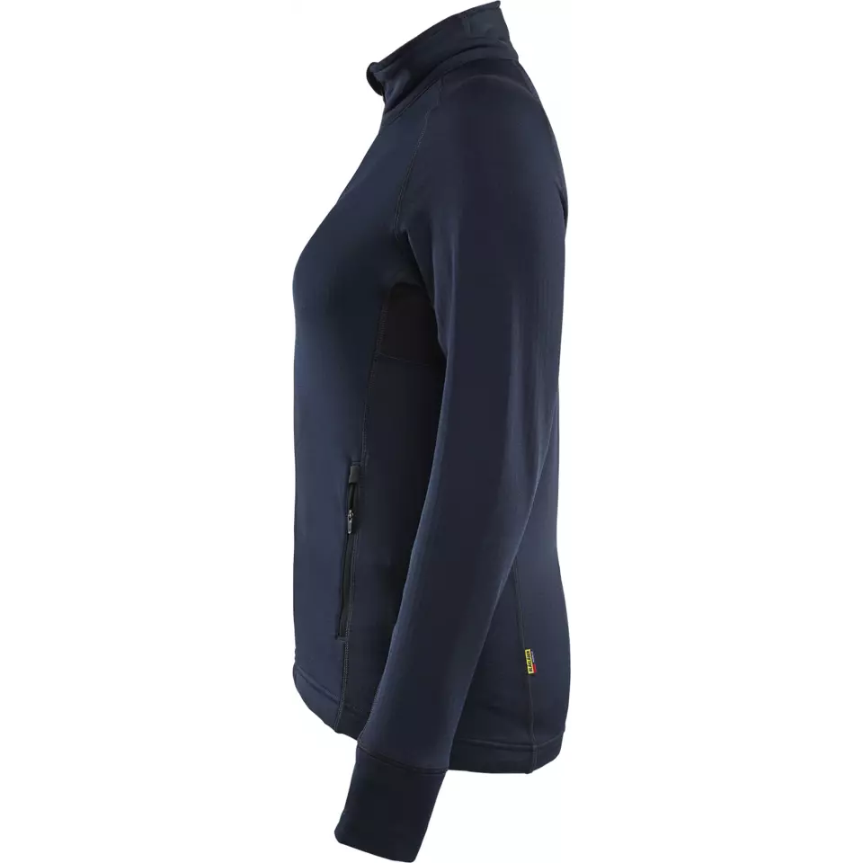 Blåkläder 474525398600, STRIKER Women's Fleece Jacket, Dark Navy Blue, image 3, gallery thumbnail