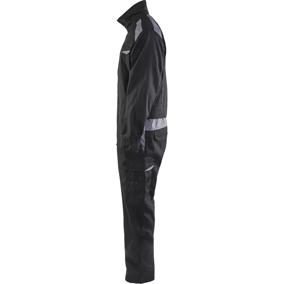 Blåkläder 605412109994, Industrial Coverall, Black/Grey, image 3, gallery thumbnail