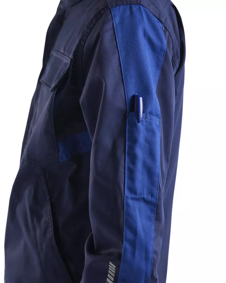 Blaklader 444418328985, Industry Stretch Jacket, Navy/Royal Blue, image 6, gallery thumbnail