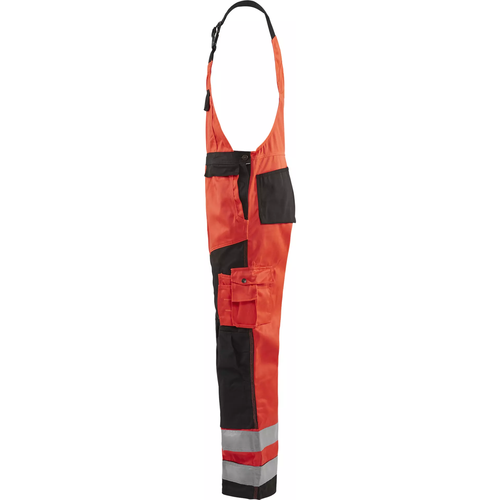 Blåkläder 266018115599, High Vis Latzhose, Rot/Schwarz, image 3