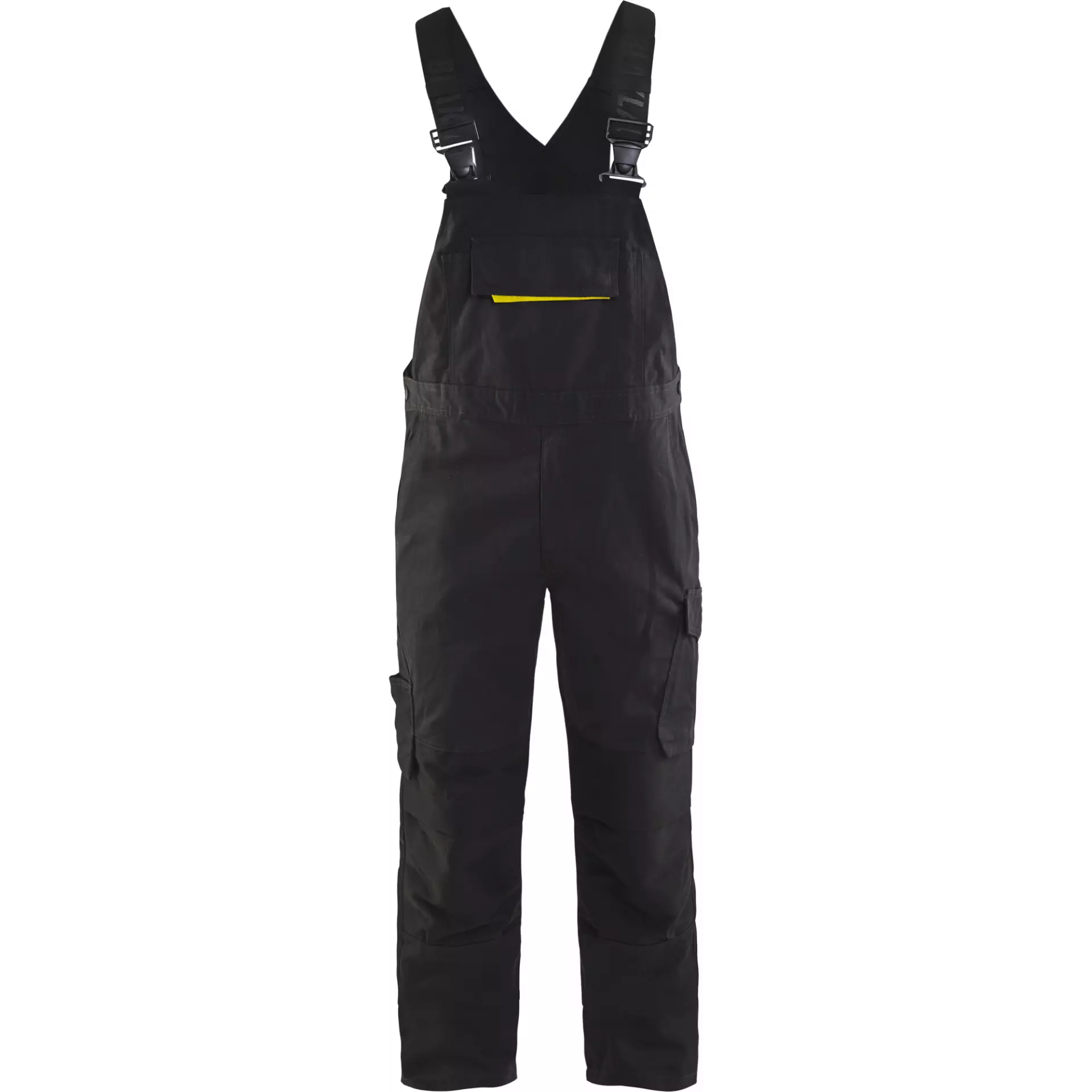 Blaklader 269513309933, Stretch Bib and Brace, Black/Yellow