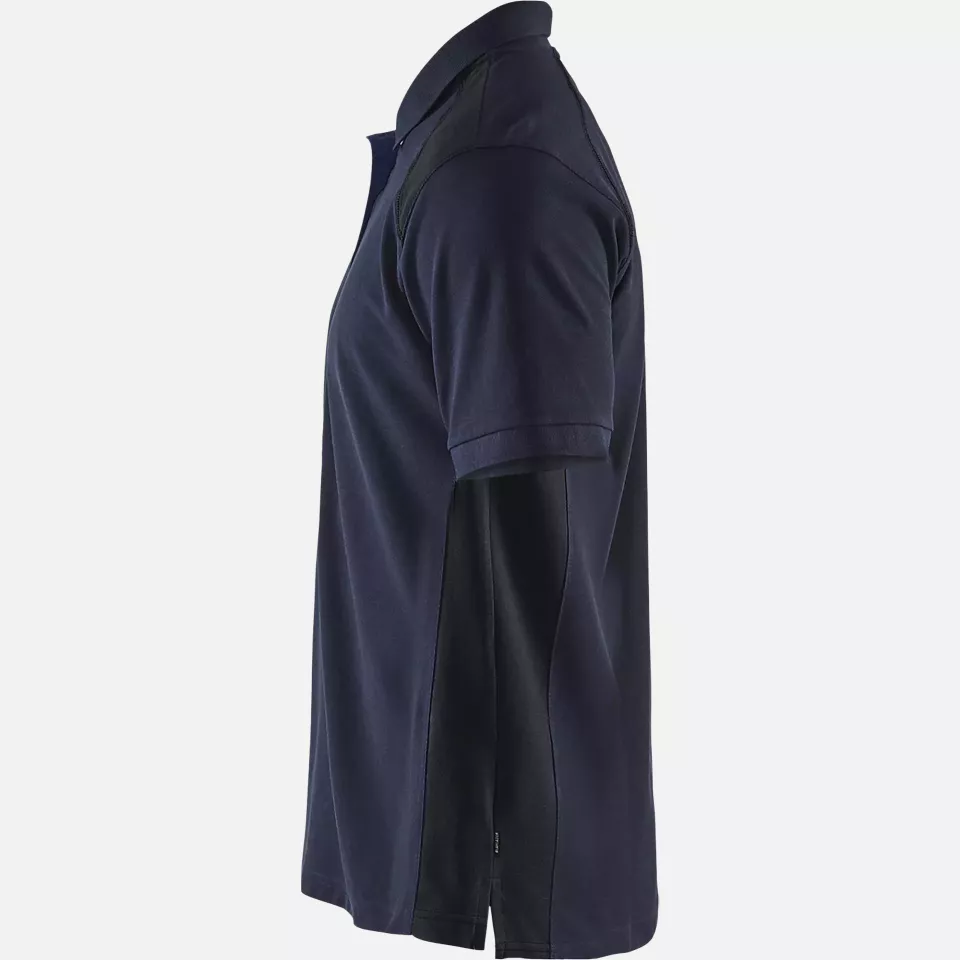 Blaklader 332410508699, Polo Shirt, Dark Navy/Black, image 3, gallery thumbnail