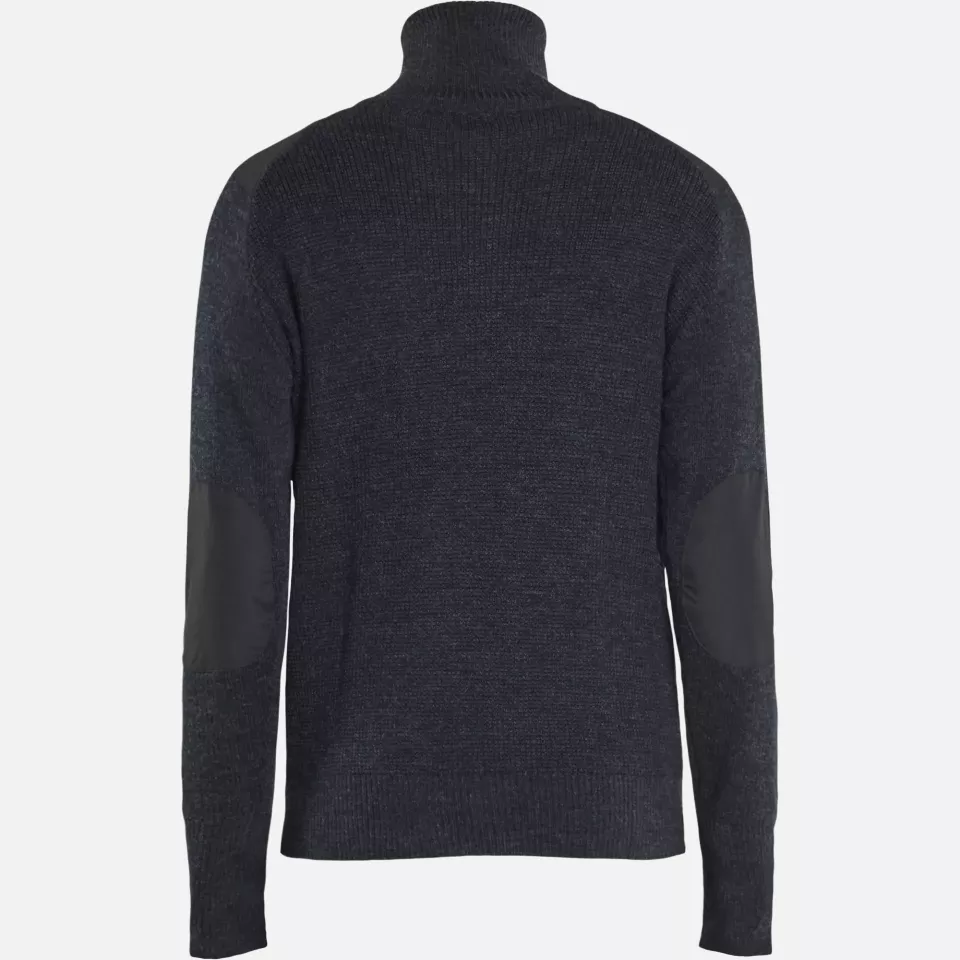 Blaklader 463010719899, Wool Sweatshirt, Dark Grey/Black, image 4, gallery thumbnail