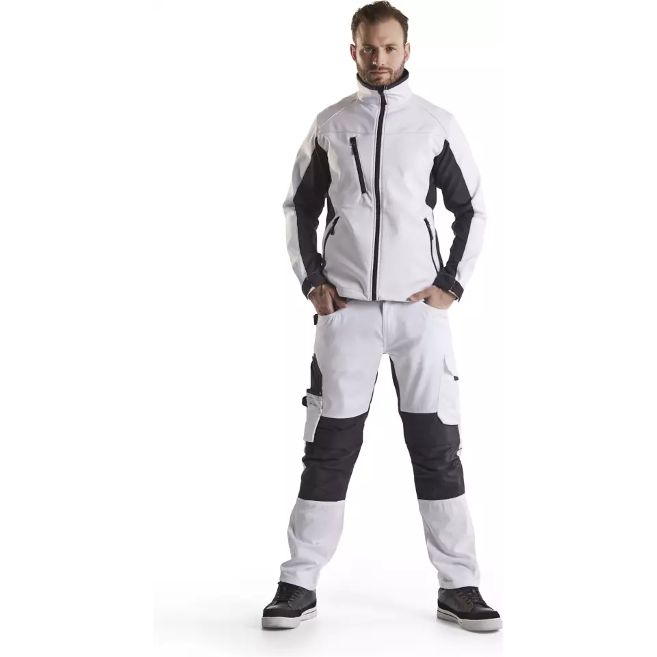 Blaklader 495025161098, Softshell Jacke, Weiß/Dunkelgrau, image 5, gallery thumbnail