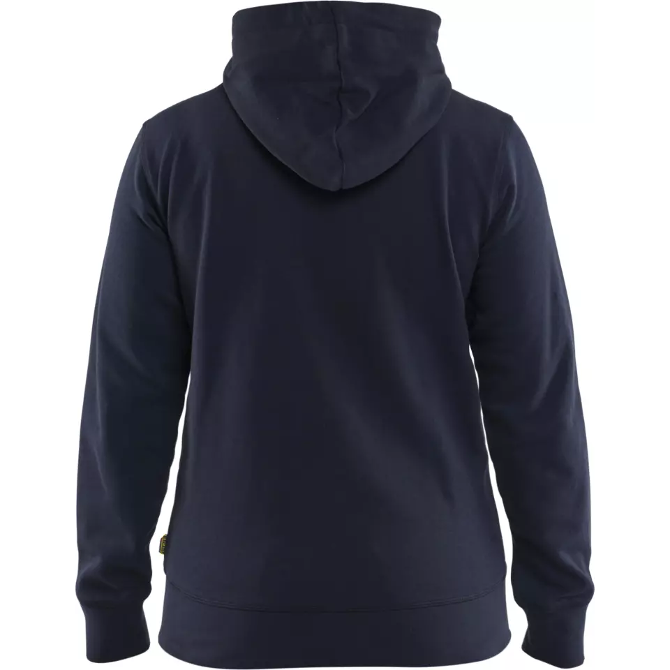 Blåkläder 339511588600, Women's Zip Hoodie, Dark Navy Blue, image 4, gallery thumbnail