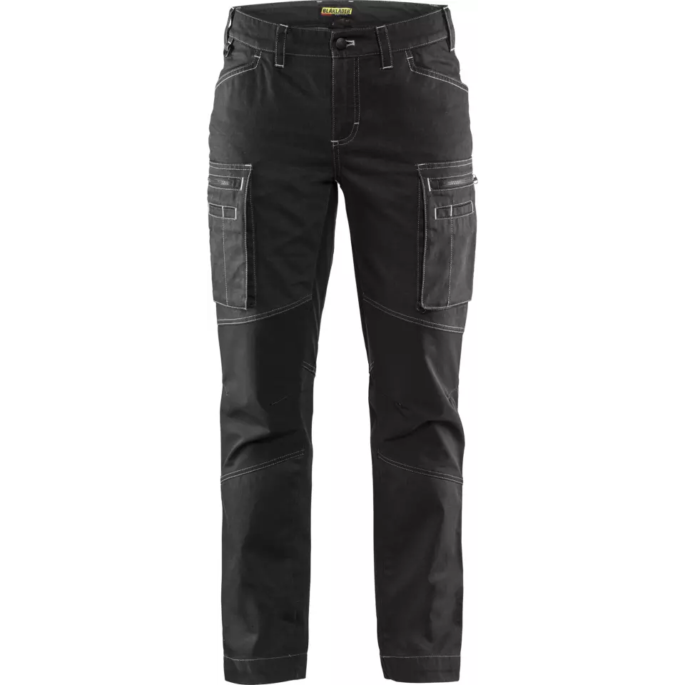 Blaklader 715911429900, Damen Stretch Arbeitshose, Schwarz