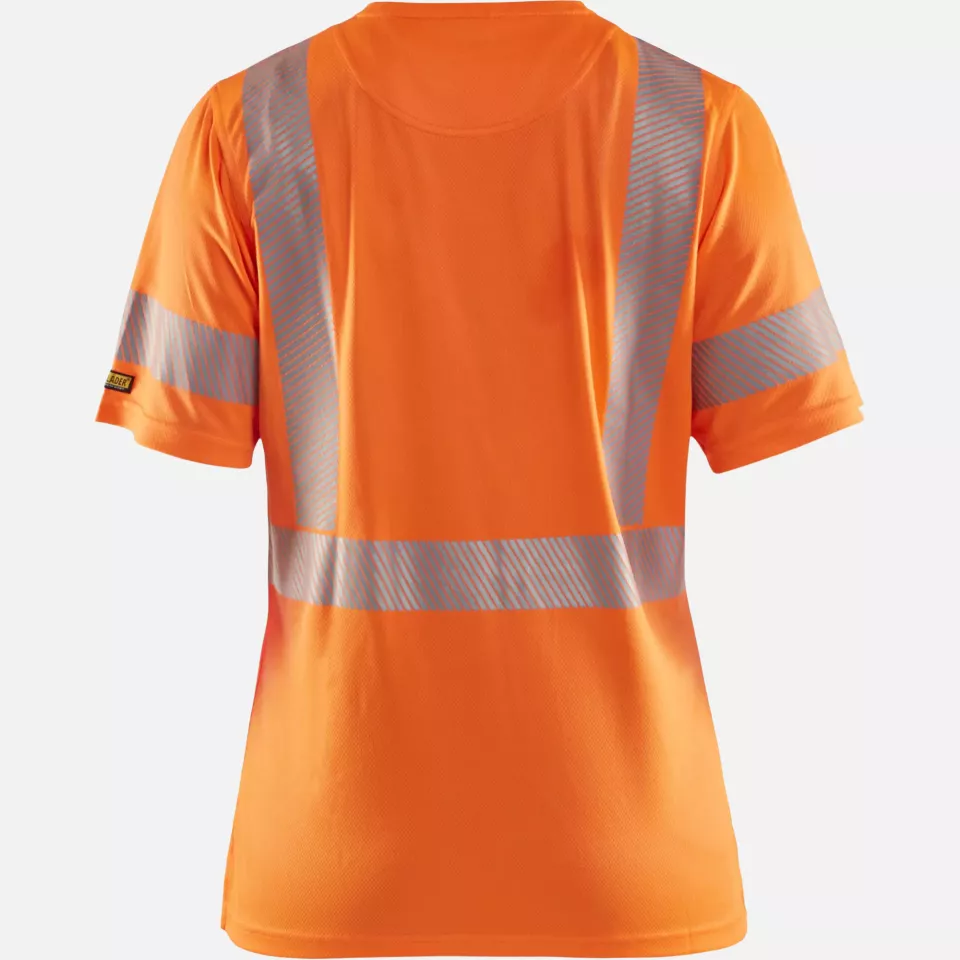 Blaklader 333610135300, High Vis Women's UV Protection T-Shirt, Orange, image 4, gallery thumbnail
