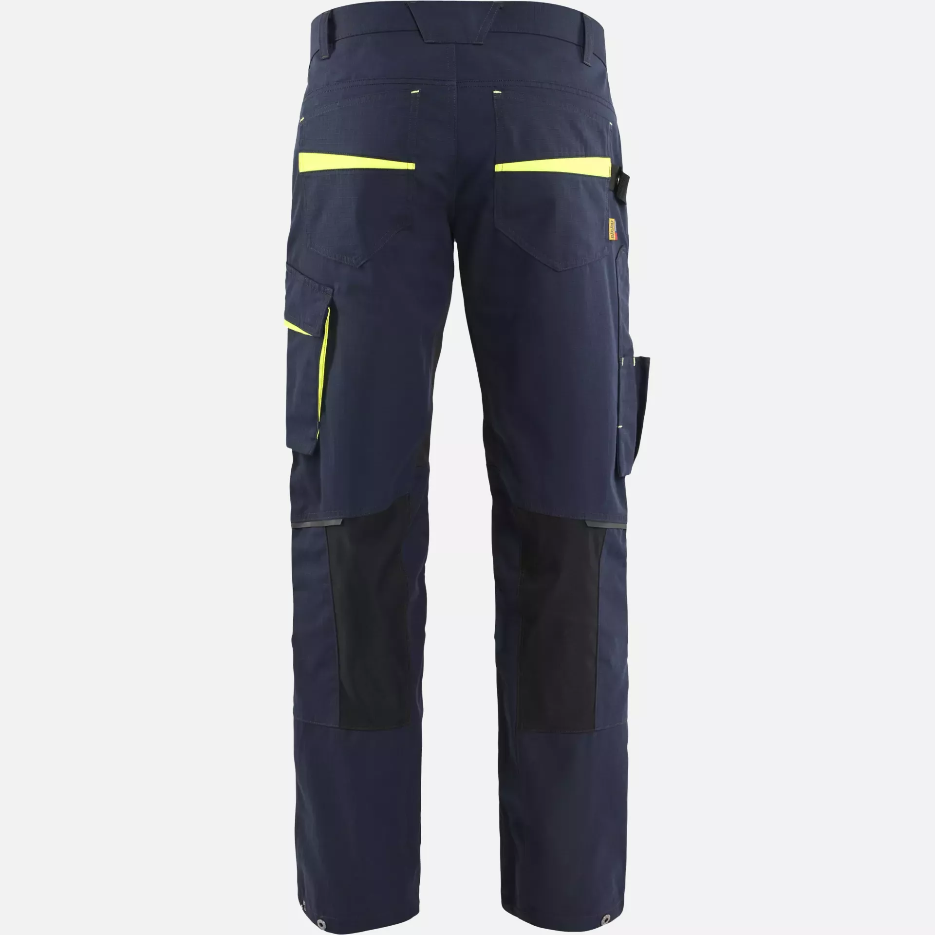 Blaklader 149513308633, Stretch Work Trousers, Dark Navy/Yellow, image 4
