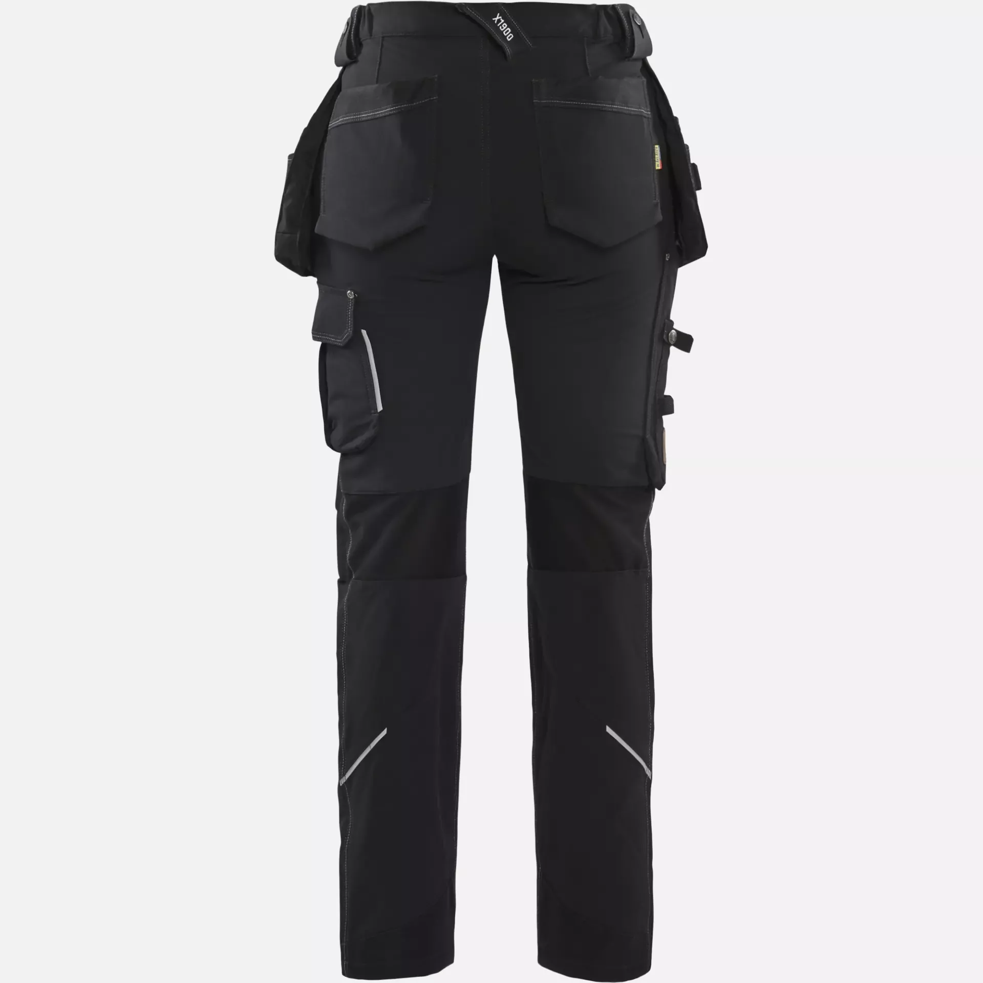 Blaklader 719816449900, Ladies 4-Way Stretch Craftsman Work Trousers, Black, image 4